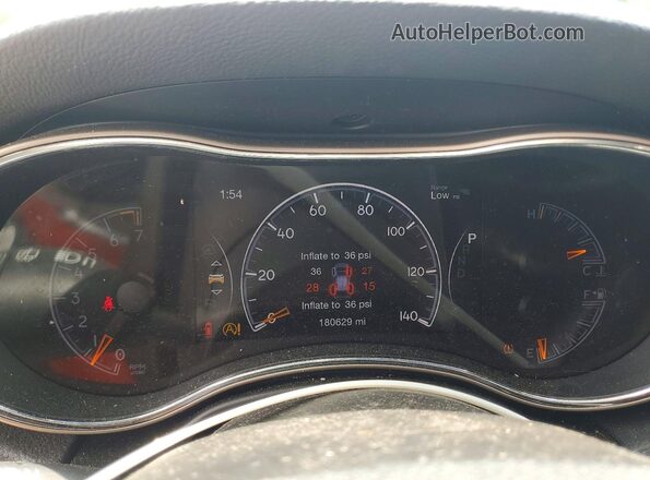 1C4RJEBG1GC313708 2016 JEEP GRAND White Вид щитка приладів