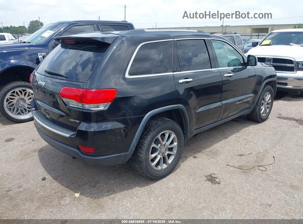 1C4RJEBG1GC500737 2016 JEEP GRAND CHEROKEE Black Tył prawy