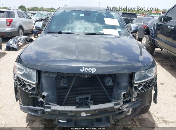 1C4RJEBG1GC500737 2016 JEEP GRAND CHEROKEE Black Widok wnętrza z tyłu