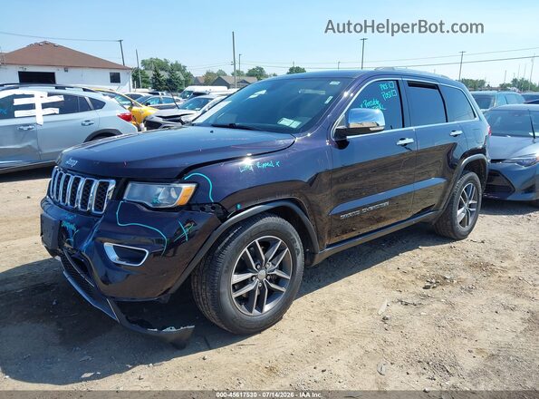 1C4RJEBG1JC339880 2018 JEEP GRAND CHEROKEE Maroon Առջևի ձախ երեք քառորդ տեսարան