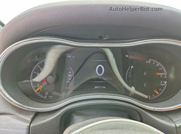 1C4RJEBG1KC776151 2019 JEEP GRAND White Вид щитка приладів