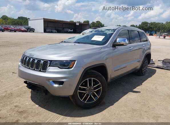 1C4RJEBG2KC656990 2019 JEEP GRAND CHEROKEE Silver წინა მარცხენა ხედი სამი მეოთხედიდან