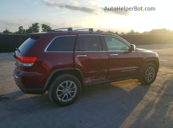 1C4RJEBG3GC314598 2016 JEEP GRAND Burgundy Rear right