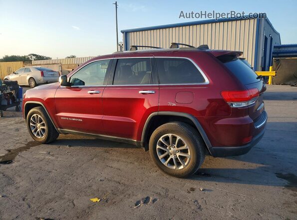 1C4RJEBG3GC314598 2016 JEEP GRAND Burgundy Rear left