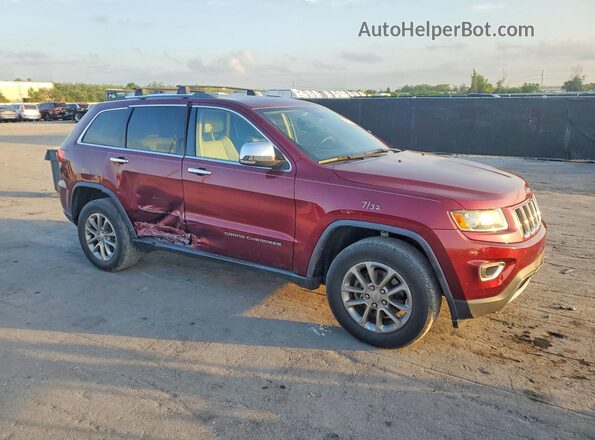 1C4RJEBG3GC314598 2016 JEEP GRAND Burgundy Front right