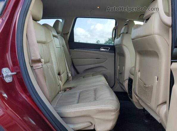 1C4RJEBG3GC314598 2016 JEEP GRAND Burgundy Rear interior view