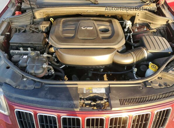 1C4RJEBG3GC314598 2016 JEEP GRAND Burgundy Engine compartment view