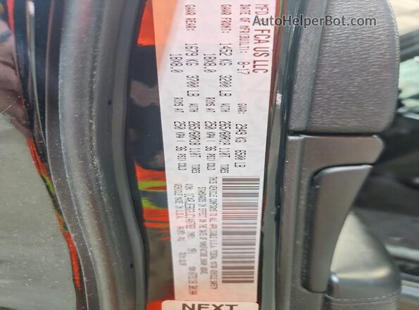 1C4RJEBG3JC140782 2018 JEEP GRAND Black Вид наклейки з VIN-кодом