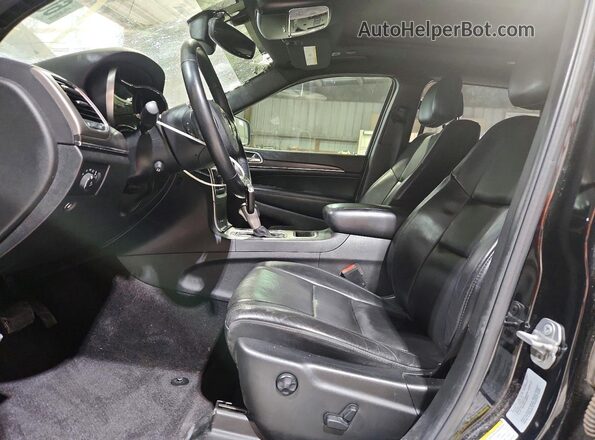 1C4RJEBG3JC140782 2018 JEEP GRAND Black Вид салону спереду