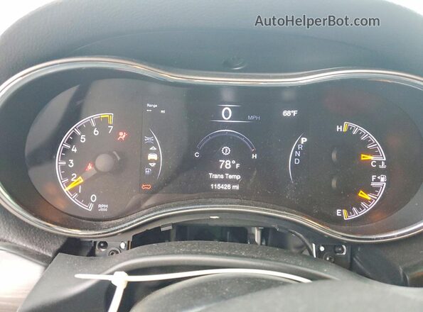 1C4RJEBG3LC118297 2020 JEEP GRAND White Instrument cluster view
