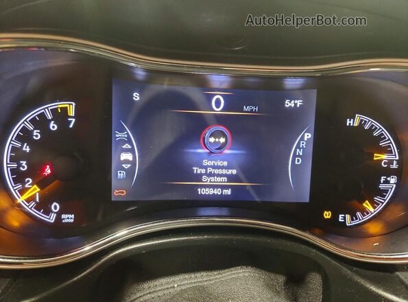 1C4RJEBG4GC329112 2016 JEEP GRAND White Instrument cluster view