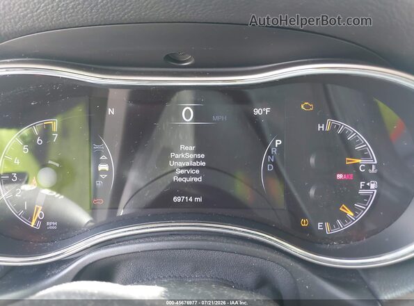 1C4RJEBG4GC352082 2016 JEEP GRAND CHEROKEE White უკანა სავარძლების ხედი