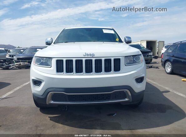 1C4RJEBG4GC352082 2016 JEEP GRAND CHEROKEE White ხელსაწყოთა პანელის ხედი