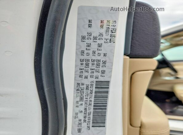 1C4RJEBG4HC686663 2017 JEEP GRAND White Вид наклейки з VIN-кодом