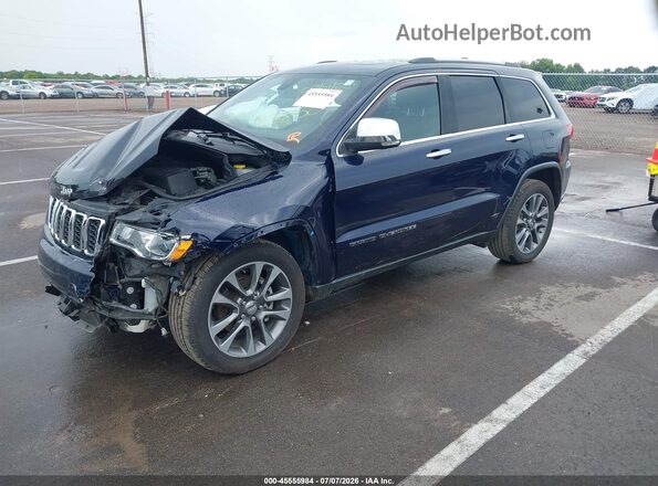1C4RJEBG4JC304623 2018 JEEP GRAND CHEROKEE Blue Передня ліва чверть