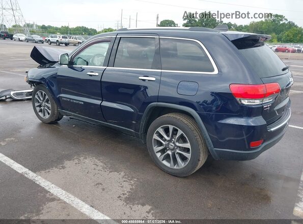 1C4RJEBG4JC304623 2018 JEEP GRAND CHEROKEE Blue Задня ліва чверть