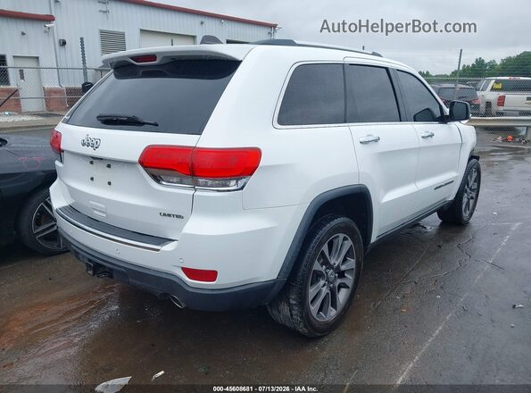 1C4RJEBG4JC344703 2018 JEEP GRAND CHEROKEE White Tył prawy