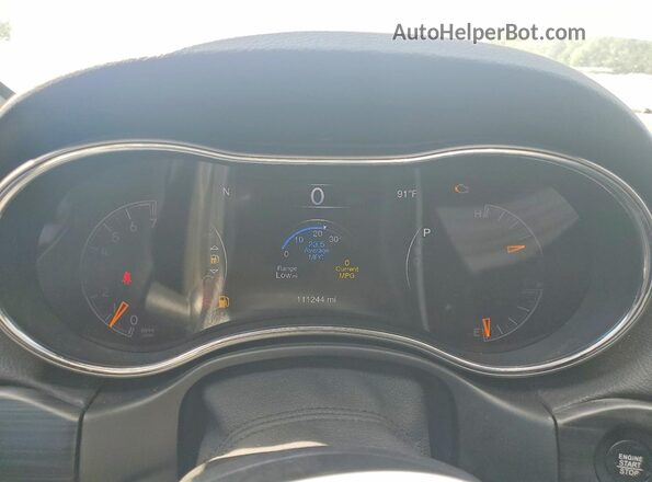 1C4RJEBG4NC125861 2022 JEEP GRAND White ხელსაწყოთა პანელის ხედი