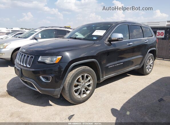 1C4RJEBG5GC313730 2016 JEEP GRAND CHEROKEE Black Առջևի ձախ երեք քառորդ տեսարան
