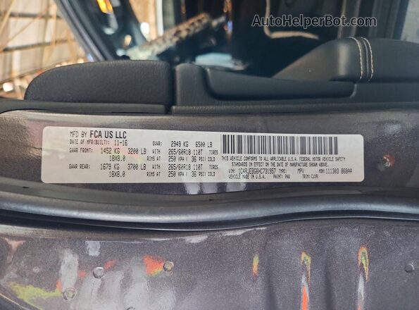 1C4RJEBG6HC731957 2017 JEEP GRAND Charcoal Engine compartment view