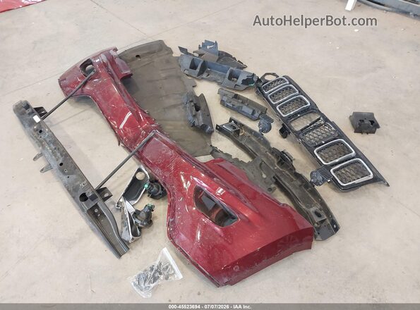 1C4RJEBG7JC226208 2018 JEEP GRAND CHEROKEE Maroon Սարքավորումների վահանակի տեսք