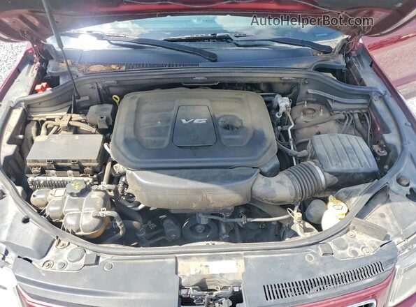 1C4RJEBG8GC371508 2016 JEEP GRAND Maroon Engine compartment view