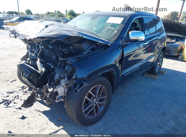 1C4RJEBG8HC743365 2017 JEEP GRAND CHEROKEE Black Vista tres cuartos delantera izquierda
