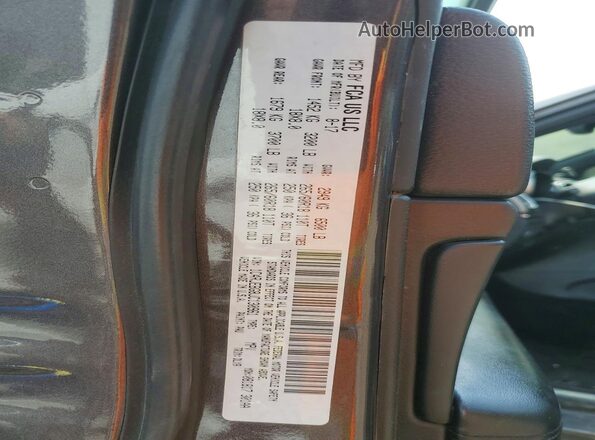 1C4RJEBG8JC130961 2018 JEEP GRAND Black VIN sticker view