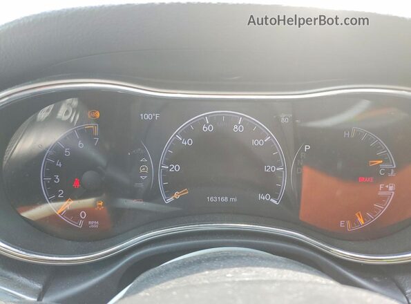 1C4RJEBG8JC130961 2018 JEEP GRAND Black Instrument cluster view