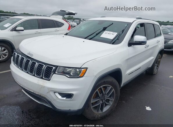 1C4RJEBG8KC672322 2019 JEEP GRAND CHEROKEE Белый Передняя левая четверть
