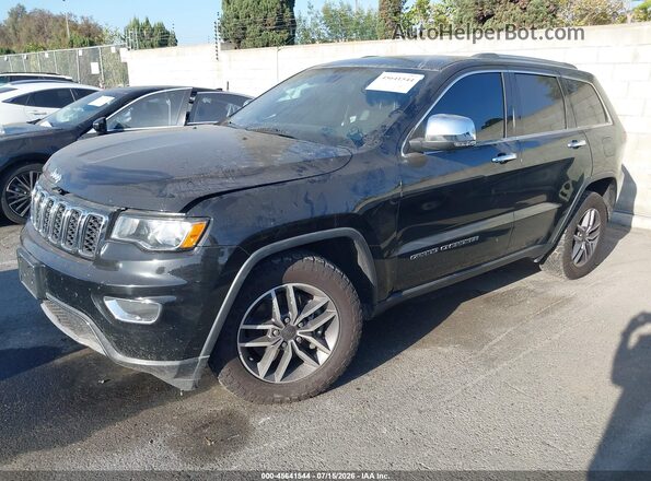 1C4RJEBG8MC511083 2021 JEEP GRAND CHEROKEE Black წინა მარცხენა ხედი სამი მეოთხედიდან