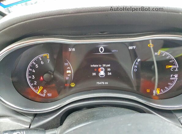 1C4RJEBG9JC109794 2018 JEEP GRAND Gray Սարքավորումների վահանակի տեսք