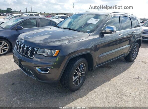 1C4RJEBG9JC110721 2018 JEEP GRAND CHEROKEE Gray Առջևի ձախ երեք քառորդ տեսարան