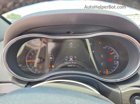 1C4RJEBG9JC110797 2018 JEEP GRAND White Instrument cluster view