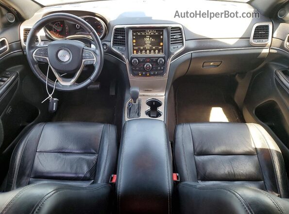 1C4RJEBGXGC458715 2016 JEEP GRAND Black Widok deski rozdzielczej