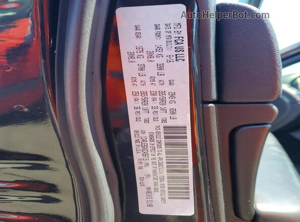 1C4RJEBGXGC458715 2016 JEEP GRAND Black Widok naklejki z numerem VIN