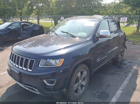 1C4RJEBGXGC464109 2016 JEEP GRAND CHEROKEE Black Առջևի ձախ երեք քառորդ տեսարան