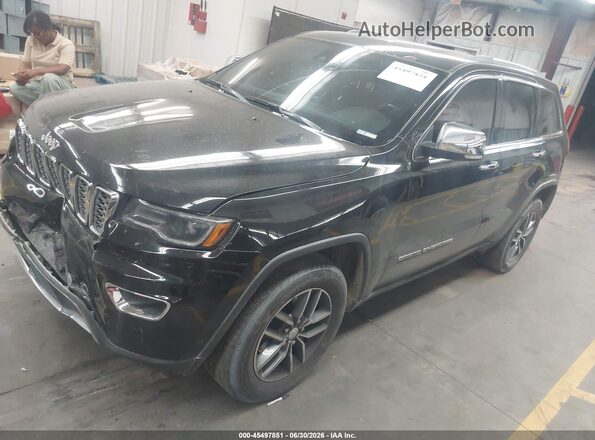 1C4RJEBGXHC677031 2017 JEEP GRAND CHEROKEE Black Vista tres cuartos delantera izquierda