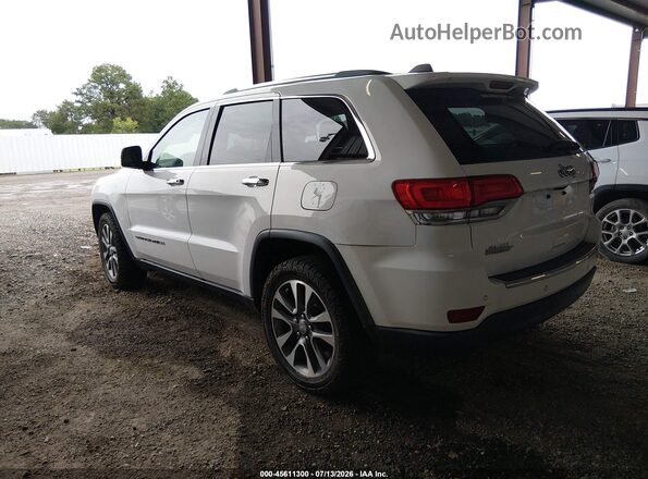 1C4RJEBGXJC110520 2018 JEEP GRAND CHEROKEE White Rear left