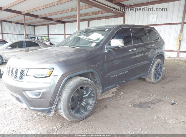 1C4RJEBGXKC698050 2019 JEEP GRAND CHEROKEE Gray Vista tres cuartos delantera izquierda
