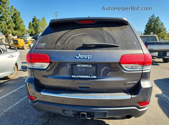 1C4RJEBGXKC751717 2019 JEEP GRAND Gray Rear view