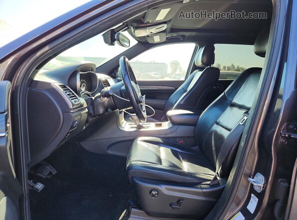 1C4RJEBGXKC751717 2019 JEEP GRAND Gray Front interior view