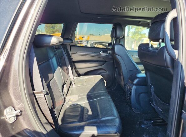 1C4RJEBGXKC751717 2019 JEEP GRAND Gray Rear seats view