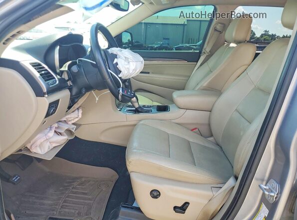 1C4RJEBGXKC811706 2019 JEEP GRAND Серебряный Вид салона спереди