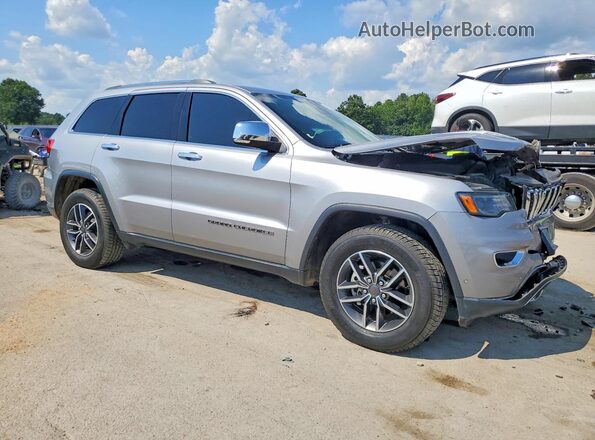 1C4RJEBGXKC811706 2019 JEEP GRAND Серебряный Передняя правая четверть