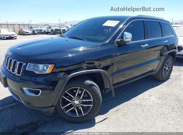 1C4RJEBMXJC514536 2018 JEEP GRAND CHEROKEE Black Առջևի ձախ երեք քառորդ տեսարան