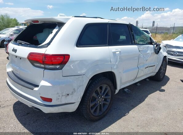 1C4RJECG7JC216342 2018 JEEP GRAND CHEROKEE White Trasero derecho