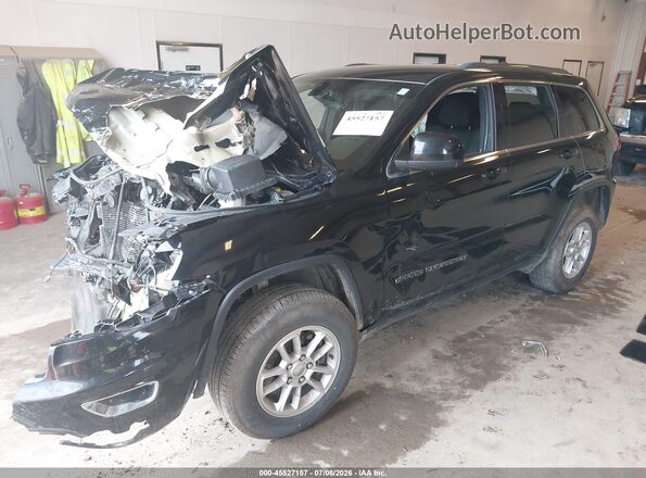 1C4RJFAG0JC303539 2018 JEEP GRAND CHEROKEE Black Առջևի ձախ երեք քառորդ տեսարան