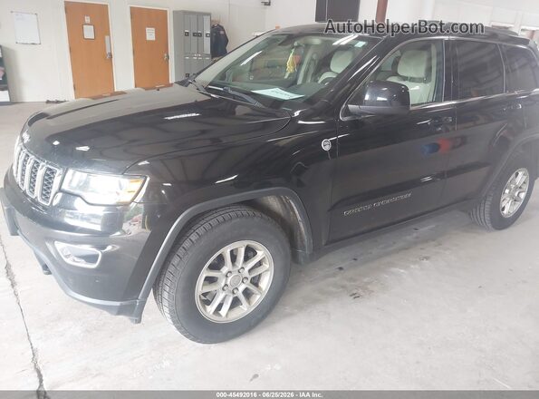 1C4RJFAG0JC373641 2018 JEEP GRAND CHEROKEE Black Առջևի ձախ երեք քառորդ տեսարան