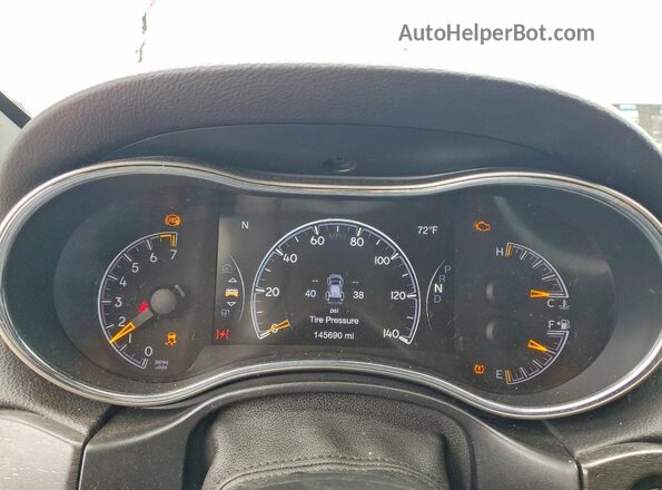 1C4RJFAG0JC464960 2018 JEEP GRAND Gray Սարքավորումների վահանակի տեսք